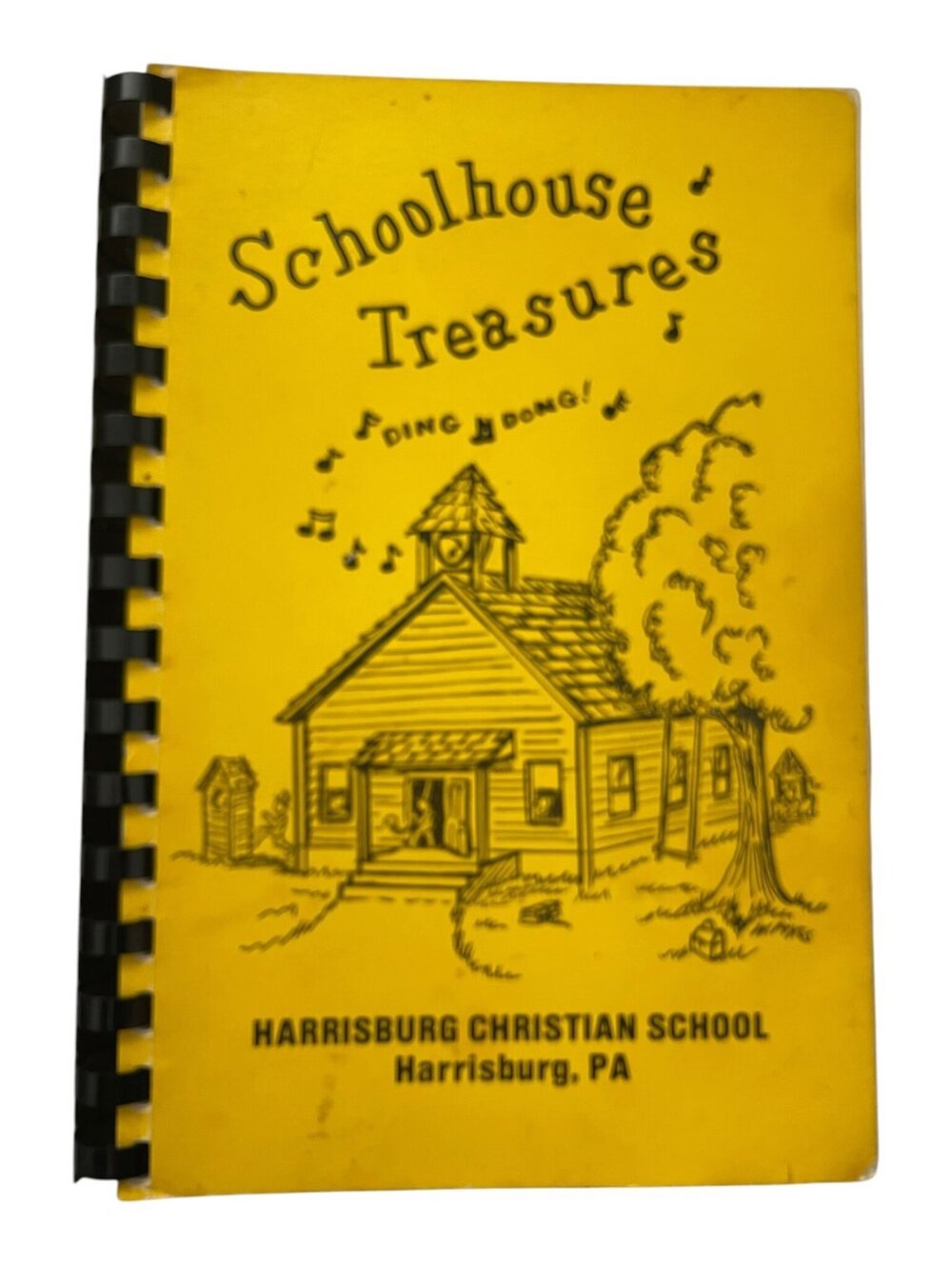 Schoolhouse Treasures Harrisburg Christian School 1988 Spiral Bound Cookbook